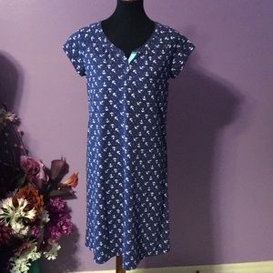 Coral Bay ANCHOR dress S, size small, PATRIOTIC!